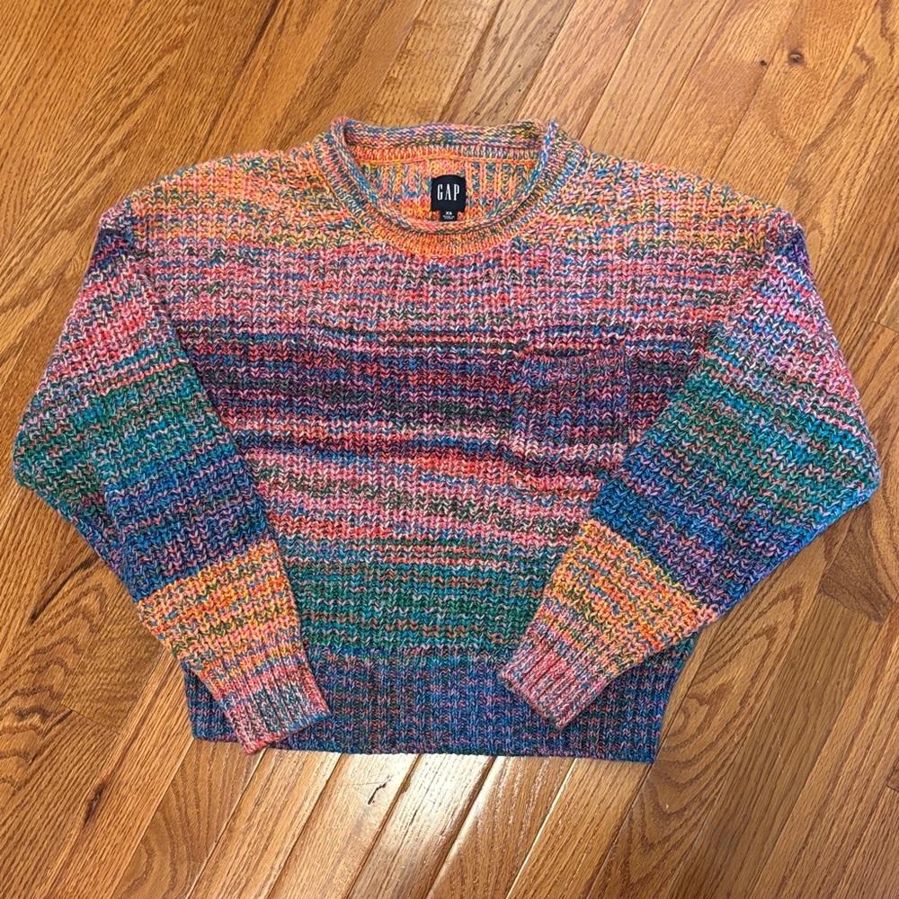 GAP Colorful Knit Women's Crewneck Sweater
